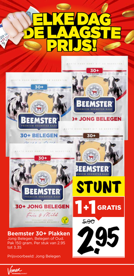 Beemster   kaasplakken folder aanbieding bij  Vomar - details