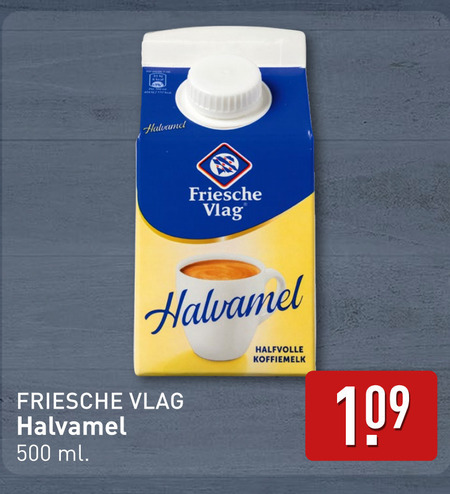 Friesche Vlag   koffiemelk folder aanbieding bij  Aldi - details