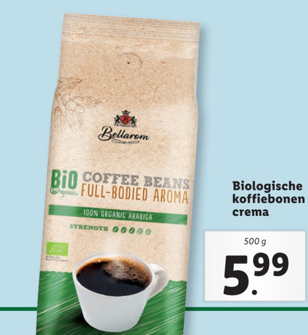 Bellarom   koffiebonen folder aanbieding bij  Lidl - details