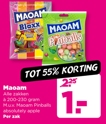 Maoam   snoep folder aanbieding bij  Plus - details