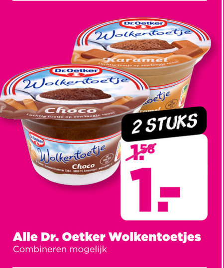 Dr Oetker   toetje folder aanbieding bij  Plus - details