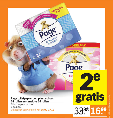 Page   toiletpapier folder aanbieding bij  Albert Heijn - details