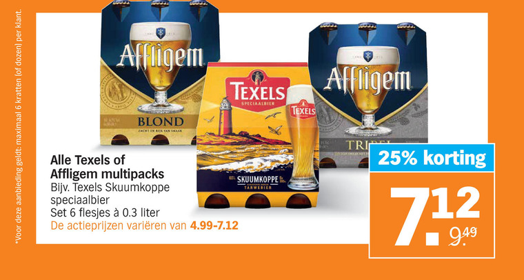 Affligem   speciaalbier folder aanbieding bij  Albert Heijn - details