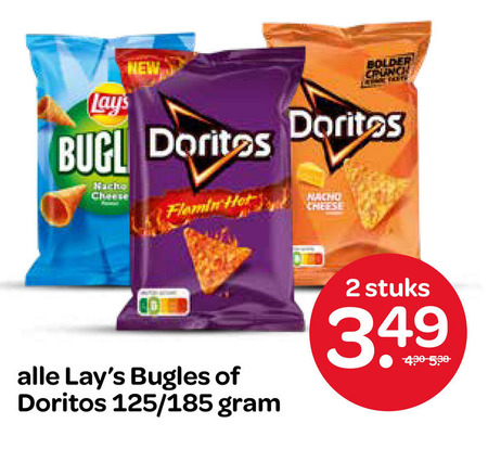 Lays   zoutje, chips folder aanbieding bij  Spar - details