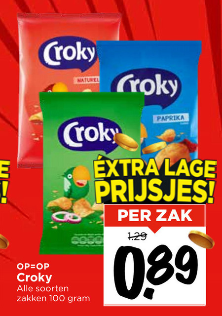 Croky   chips folder aanbieding bij  Vomar - details