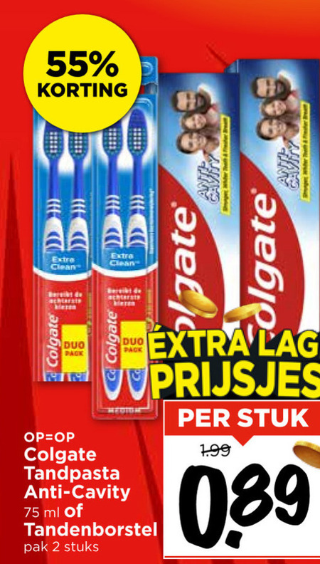 Colgate   tandpasta folder aanbieding bij  Vomar - details