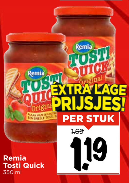 Remia   tomatenketchup folder aanbieding bij  Vomar - details