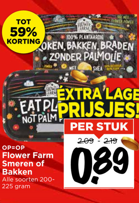 Flower Farm   margarine, olie en vetten folder aanbieding bij  Vomar - details