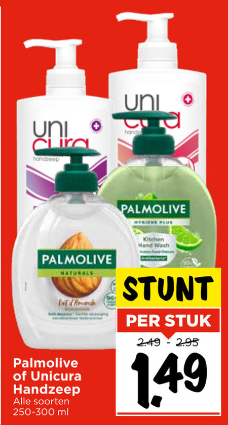 Palmolive   handzeep folder aanbieding bij  Vomar - details