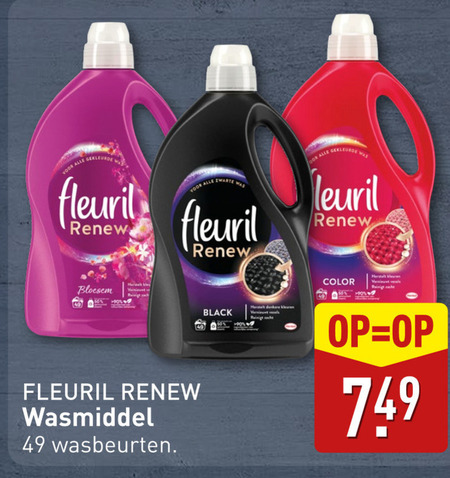 Fleuril   wasmiddel folder aanbieding bij  Aldi - details