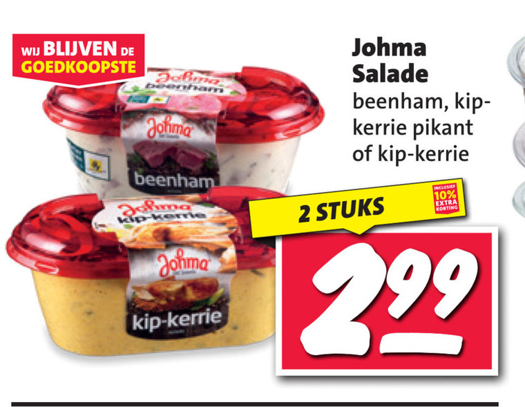 Johma   salade folder aanbieding bij  Nettorama - details