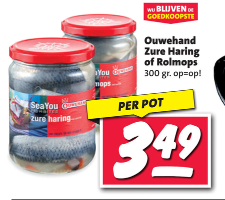 Ouwehand   rolmops, haring folder aanbieding bij  Nettorama - details