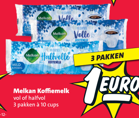 Melkan   koffiemelk folder aanbieding bij  Nettorama - details