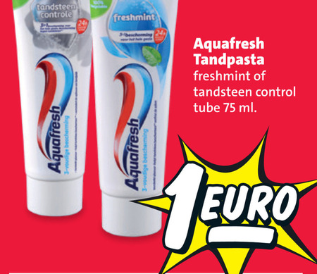 Aquafresh   tandpasta folder aanbieding bij  Nettorama - details