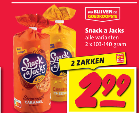 Snack a Jacks   rijstwafels folder aanbieding bij  Nettorama - details