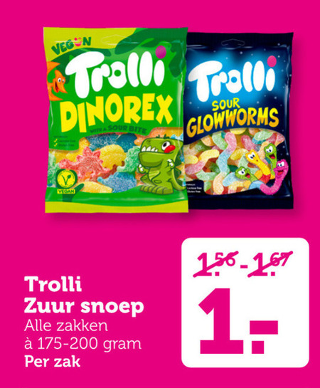 Trolli   snoep folder aanbieding bij  Coop - details