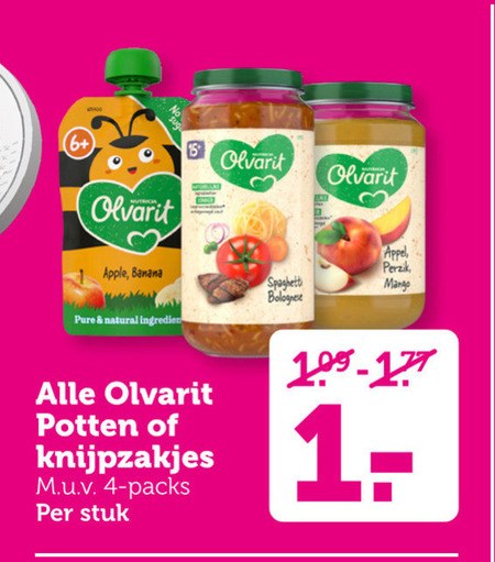 Olvarit   babyvoeding folder aanbieding bij  Coop - details