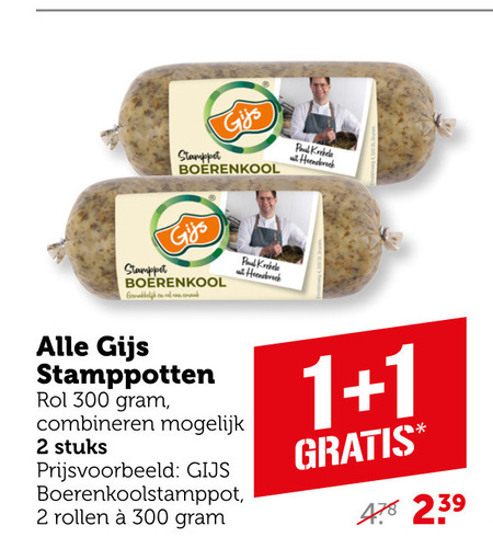 Gijs   stamppot  folder aanbieding bij  Coop - details