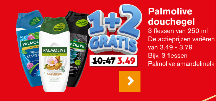 Palmolive   douchegel folder aanbieding bij  Hoogvliet - details