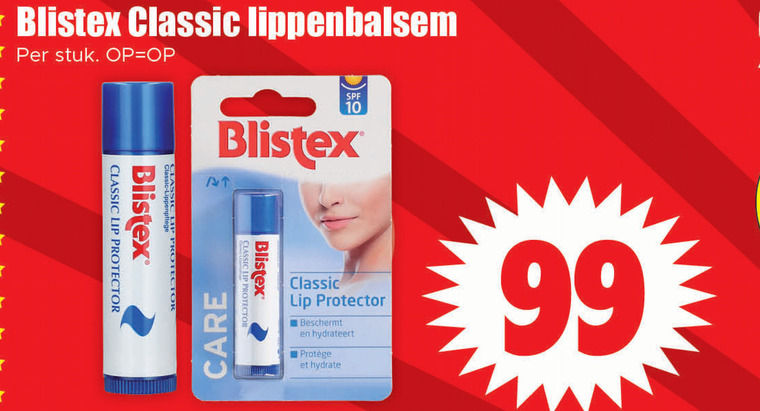 Blistex   lippenbalsem folder aanbieding bij  Dirk - details