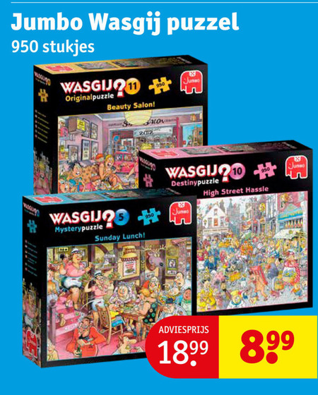 Wasgij   legpuzzel folder aanbieding bij  Kruidvat - details