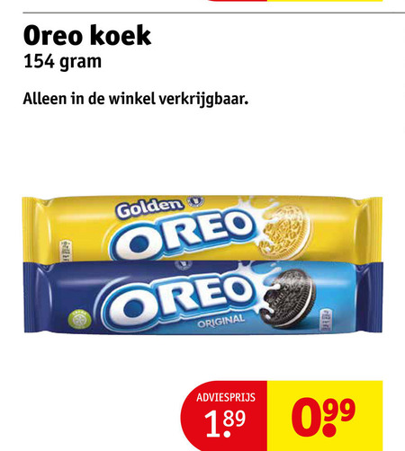 Oreo   biscuits folder aanbieding bij  Kruidvat - details