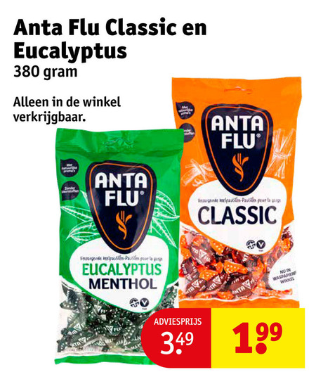 Anta Flu   snoep folder aanbieding bij  Kruidvat - details