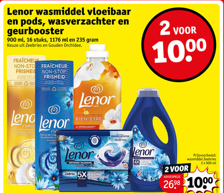 Lenor   wasverzachter, wasmiddel folder aanbieding bij  Kruidvat - details