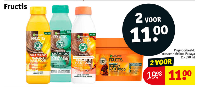 Garnier Fructis   hairstyling, hairspray folder aanbieding bij  Kruidvat - details