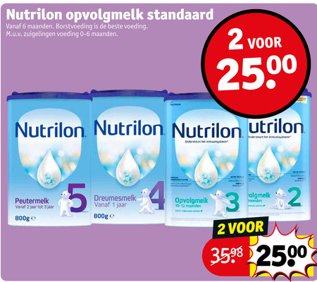 Nutrilon   opvolgmelk folder aanbieding bij  Kruidvat - details