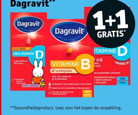 Dagravit   multivitaminen folder aanbieding bij  Kruidvat - details