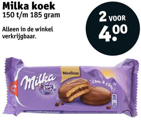 Milka   biscuits folder aanbieding bij  Kruidvat - details