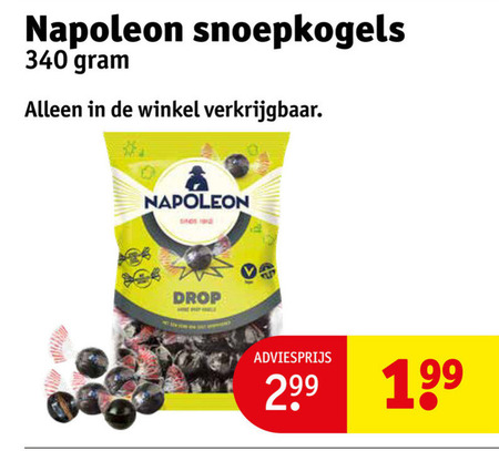 Napoleon   snoep folder aanbieding bij  Kruidvat - details