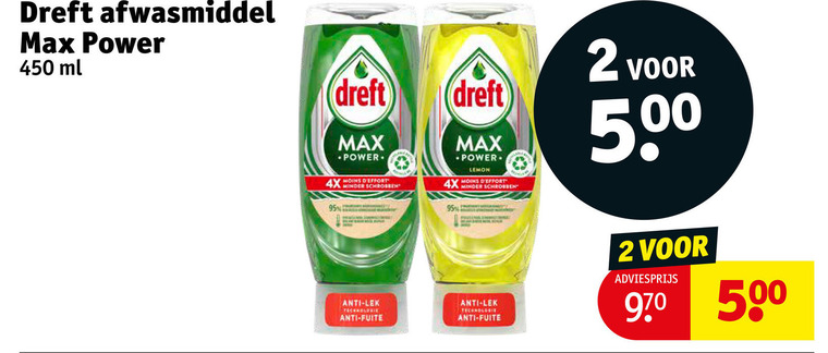 Dreft   afwasmiddel folder aanbieding bij  Kruidvat - details