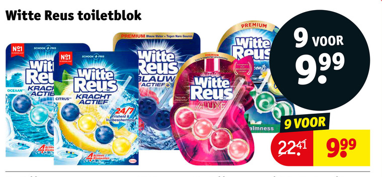 Witte Reus   toiletblok folder aanbieding bij  Kruidvat - details