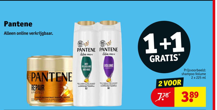 Pantene   shampoo folder aanbieding bij  Kruidvat - details