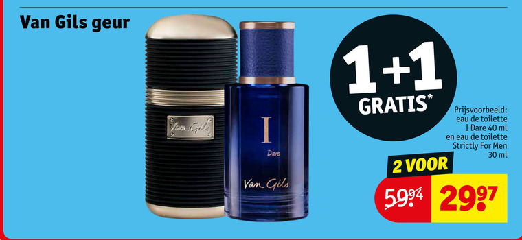 Van Gils   eau de toilette folder aanbieding bij  Kruidvat - details