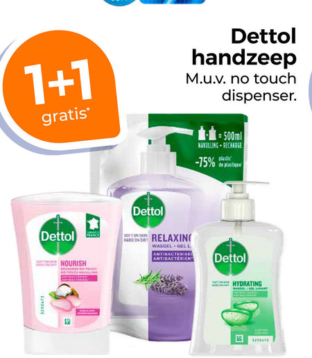 Dettol   handzeep folder aanbieding bij  Trekpleister - details