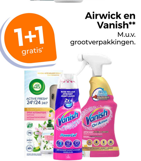 Airwick   luchtverfrisser, vlekkenverwijderaar folder aanbieding bij  Trekpleister - details