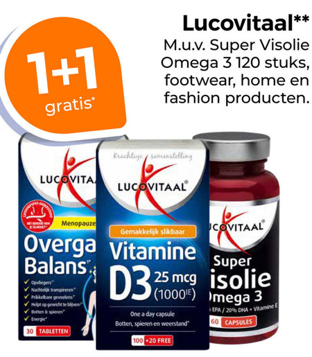 Lucovitaal   voedingssupplement folder aanbieding bij  Trekpleister - details