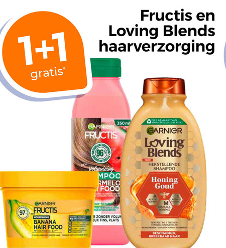 Garnier Fructis   hairspray, shampoo folder aanbieding bij  Trekpleister - details