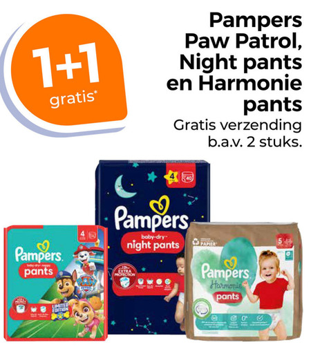 Pampers   luierbroekjes folder aanbieding bij  Trekpleister - details