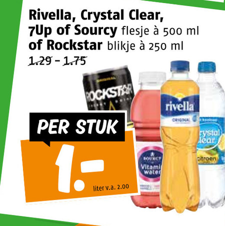 Rivella   frisdrank, fruitdrank folder aanbieding bij  Poiesz - details