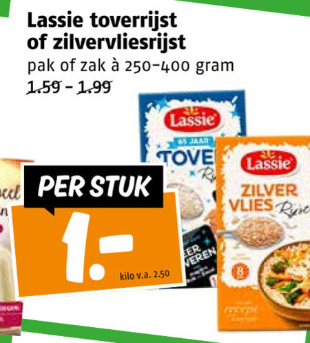 Lassie   rijst folder aanbieding bij  Poiesz - details