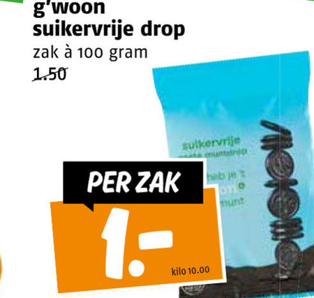 Gwoon   drop folder aanbieding bij  Poiesz - details