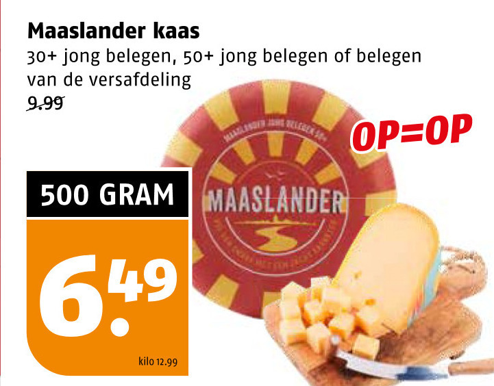 Maaslander   kaas folder aanbieding bij  Poiesz - details