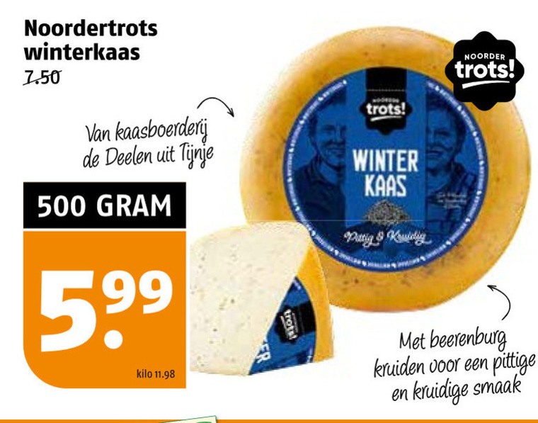 Noordertrots   kaas folder aanbieding bij  Poiesz - details