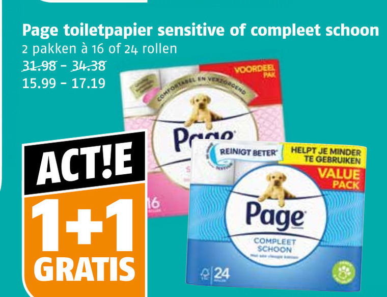 Page   toiletpapier folder aanbieding bij  Poiesz - details