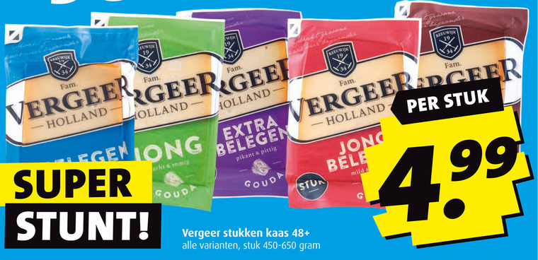 Vergeer   kaas folder aanbieding bij  Boni - details