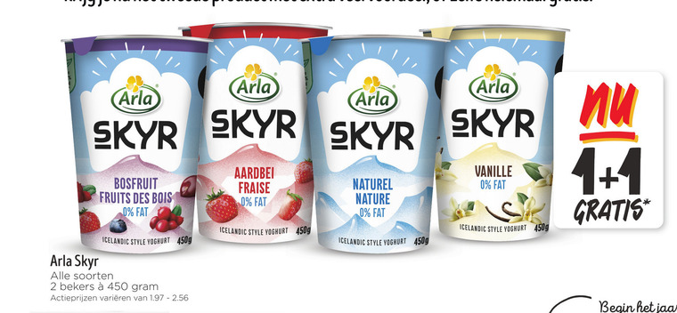 Arla   vruchtenyoghurt, yoghurt folder aanbieding bij  Jumbo - details